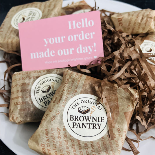 Brownie Box 2 -- 9 Brownies -- Select 2 Flavours