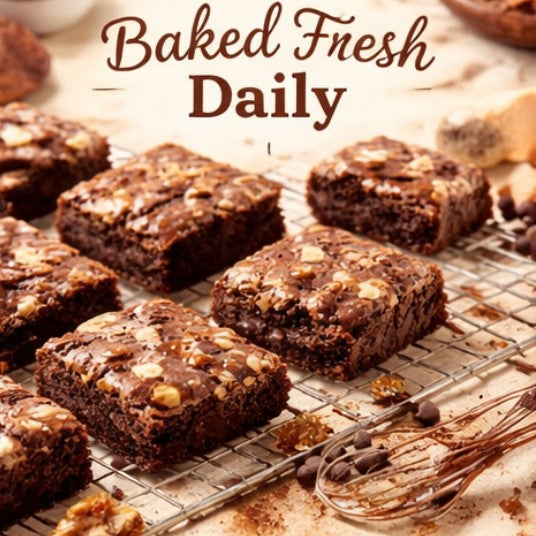 Brownie Box 3 -- 13 "Bakers Dozen" Brownies -- Select 3 Flavours